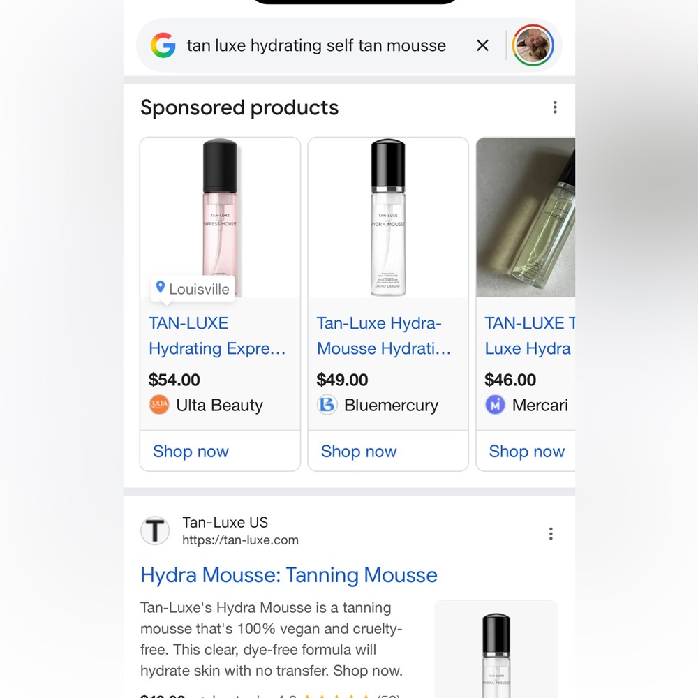 Tan-Luxe Hydra Mousse 1 bottle - Picture 4 of 4